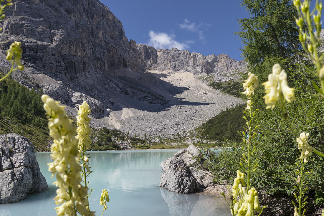 sorapis006.jpg - Dann wurde mir klar, warum dieser Fleck so beliebt ist. Der See sieht klasse aus.